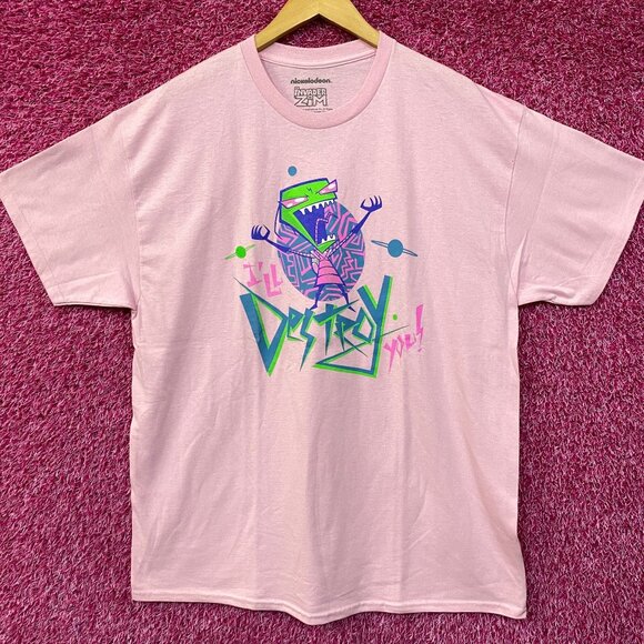 Nickelodeon Invader Zim I'll Destroy You T-Shirt Size Extra Large - Picture 1 of 4